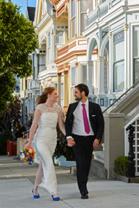 San Francisco Painted Ladies wedding image